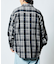 WEB限定 THE ALASKAN×FREAK'S STORE/アラスカン 別注 ビッグシルエット ヘビーネルシャツ/チェックシャツ