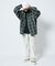 WEB限定 THE ALASKAN×FREAK'S STORE/アラスカン 別注 ビッグシルエット ヘビーネルシャツ/チェックシャツ