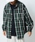 WEB限定 THE ALASKAN×FREAK'S STORE/アラスカン 別注 ビッグシルエット ヘビーネルシャツ/チェックシャツ
