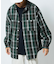 WEB限定 THE ALASKAN×FREAK'S STORE/アラスカン 別注 ビッグシルエット ヘビーネルシャツ/チェックシャツ