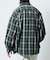 WEB限定 THE ALASKAN×FREAK'S STORE/アラスカン 別注 ビッグシルエット ヘビーネルシャツ/チェックシャツ