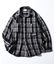 WEB限定 THE ALASKAN×FREAK'S STORE/アラスカン 別注 ビッグシルエット ヘビーネルシャツ/チェックシャツ