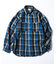 WEB限定 THE ALASKAN×FREAK'S STORE/アラスカン 別注 ビッグシルエット ヘビーネルシャツ/チェックシャツ