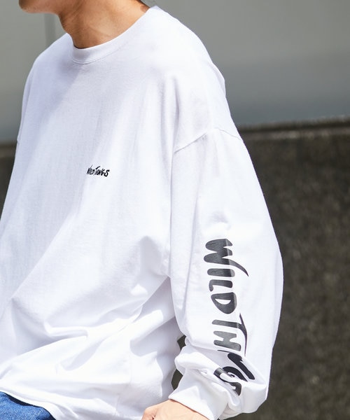 WILDTHINGS◆長袖シャツ/XL/コットン/BLU/無地/WT24013KB/24SS/ブルー WEB限定 WILD THINGS×FREAK\u0027S STORE&frasl;ワイルドシングス 別注 ビッグ
