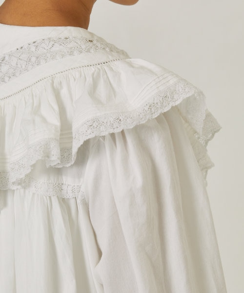 インドフリル襟ワンピース｜フリークスストアの通販｜&mall（アンド