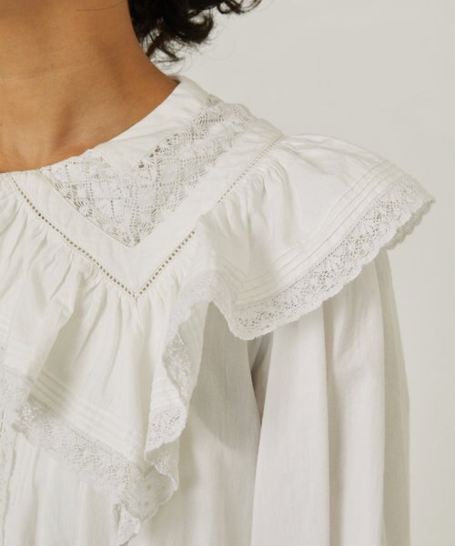 インドフリル襟ワンピース｜フリークスストアの通販｜&mall（アンド