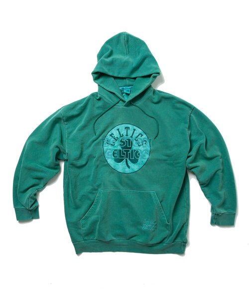 NBA チームロゴ刺繍 ピグメント スウェットパーカー｜フリークスストア