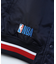 NBA チームロゴ刺繍 ナイロン バーシティジャケット/スタジャン