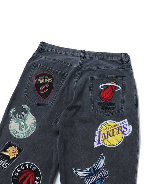 FREAK'S STORE NBA 楽天 バスケ 刺繍 ワッペンデニムパンツ 少く M 売買されたオークション情報 落札价格 【au  payマーケット】の商品情報をアーカイブ公開