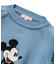 WEB限定【DISNEY/ディズニー ミッキーマウス】 別注 ビッグシルエット ラグランスリーブ クルーネック ジャガードニット/セーター
