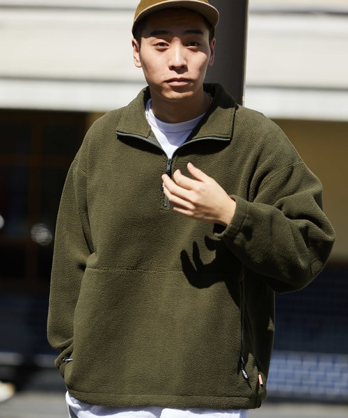 ハーフZIPフリースJKT｜フリークスストアの通販｜&mall（アンドモール