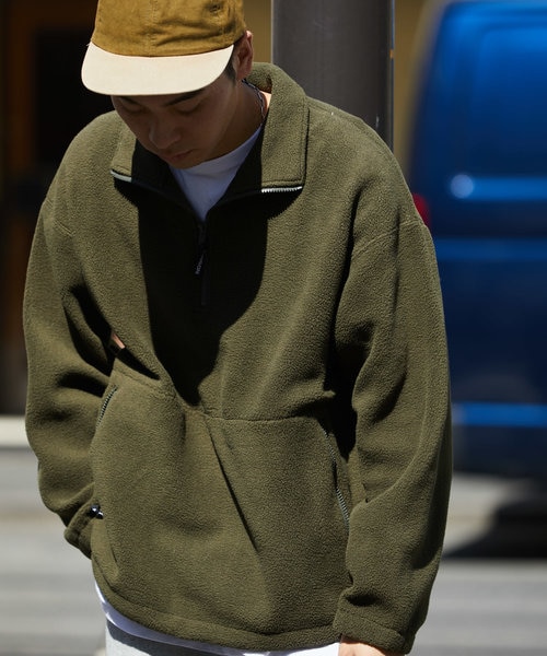 ハーフZIPフリースJKT｜フリークスストアの通販｜&mall（アンドモール
