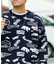 Coleman×FREAK'S STORE/コールマン 別注 総柄デザイン クルーネック ジャガードニット/セーター/リラックスフィット