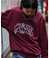 スローアップ グラフィティプリント クルーネックスウェット/タギング/バックプリント/裏毛/ビッグシルエット