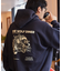 WEB限定 SHE WOLF DINER×FREAK'S STORE/シーウルフダイナー 別注 ビッグシルエット バックプリント POパーカー/フーディー