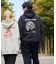 WEB限定 SHE WOLF DINER×FREAK'S STORE/シーウルフダイナー 別注 ビッグシルエット バックプリント POパーカー/フーディー