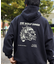 WEB限定 SHE WOLF DINER×FREAK'S STORE/シーウルフダイナー 別注 ビッグシルエット バックプリント POパーカー/フーディー