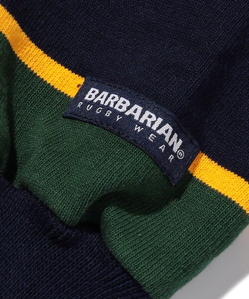 WEB限定 BARBARIAN/バーバリアン 12oz Rugby Collar L/S Shirts/ラガー