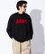 WEB限定 JAWS/ジョーズ 別注 ビッグシルエット クルーネック ジャガードニット/セーター