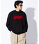 WEB限定 JAWS/ジョーズ 別注 ビッグシルエット クルーネック ジャガードニット/セーター