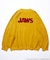 WEB限定 JAWS/ジョーズ 別注 ビッグシルエット クルーネック ジャガードニット/セーター
