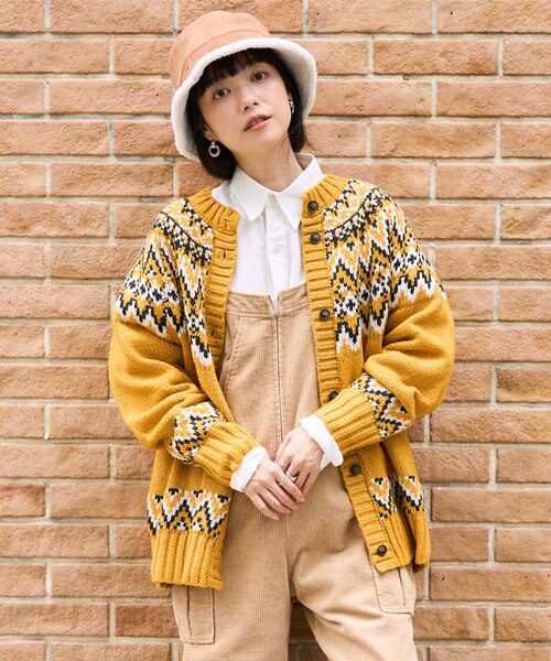 ノルディックニットカーディガン｜フリークスストアの通販