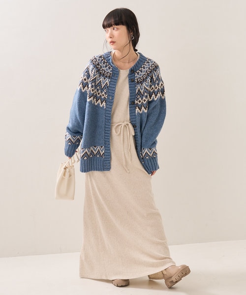 ノルディックニットカーディガン｜フリークスストアの通販｜&mall