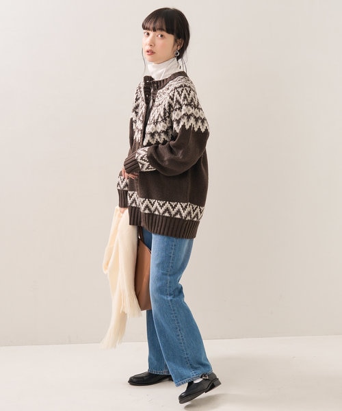 ノルディックニットカーディガン｜フリークスストアの通販｜&mall