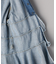 DENIM RUFFLE RUFFLE SHIRT/デニムラッフルラッフルシャツ