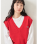 theFOX 天竺Vネックニットベスト