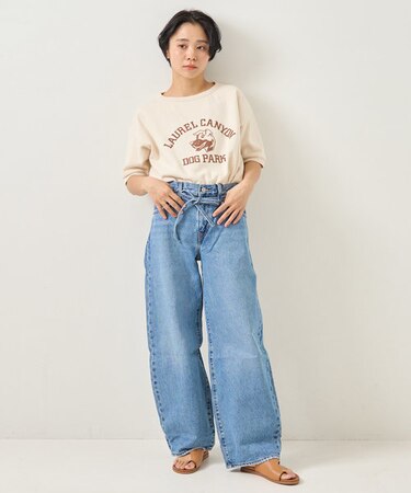 XL BALLOON MEDIUM INDIGO WORN IN/バルーン ワイドシルエット デニム 