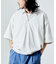 【限定展開】ビッグシルエット ポロカラー ハーフジップTシャツ/ポロシャツ