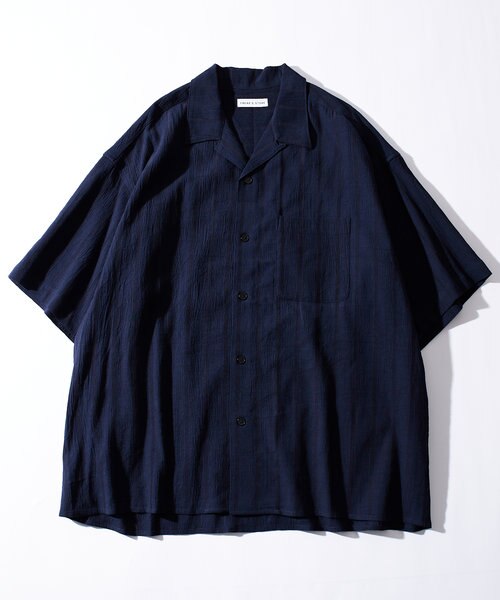 限定展開】ビッグシルエット コットンレーヨン シャドー