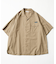 【限定展開】ビッグシルエット ナイロン キャンプシャツ/オープンカラーシャツ
