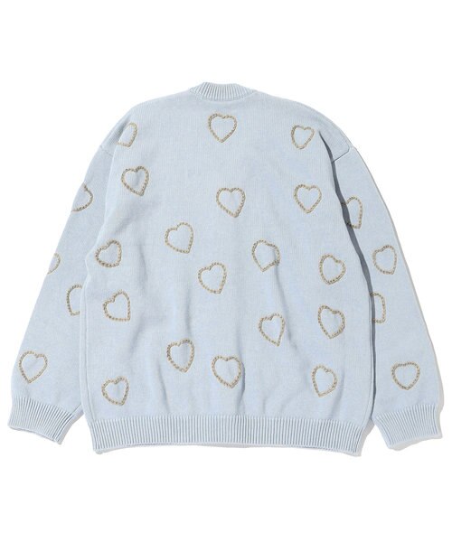 CC HAPPY HEARTFULL CARDIGAN -NAVY- CC HAPPY HEARTFULL CARDIGAN