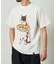 【限定展開】go slow caravan/ゴースローキャラバン 餃子ネコ クルーネック プリントTシャツ