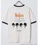 【限定展開】THE BEATLES/ザ ビートルズ 別注 バックプリント リンガーTシャツ/