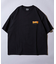 【限定展開】THRASHER×FREAK'S STORE/スラッシャー 別注 ビッグシルエット ワンポイント刺繍 フレイムロゴ クルーネックTシャツ