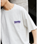 【限定展開】THRASHER×FREAK'S STORE/スラッシャー 別注 ビッグシルエット ワンポイント刺繍 フレイムロゴ クルーネックTシャツ