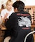 【限定展開】SHE WOLF DINER×FREAK'S STORE/シーウルフダイナー 別注 ビッグシルエット バックプリントTシャツ/CAR