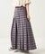 サマーチェックプリーツスカート
