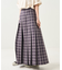 サマーチェックプリーツスカート