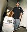 【限定展開】JESUS PIZZA×FREAK'S STORE/ジーザスピザ 別注 ビッグシルエット バックプリント クルーネックTシャツ