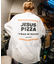 【限定展開】JESUS PIZZA×FREAK'S STORE/ジーザスピザ 別注 ビッグシルエット バックプリント クルーネックTシャツ