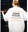 【限定展開】JESUS PIZZA×FREAK'S STORE/ジーザスピザ 別注 ビッグシルエット バックプリント クルーネックTシャツ
