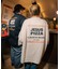 【限定展開】JESUS PIZZA×FREAK'S STORE/ジーザスピザ 別注 ビッグシルエット バックプリント クルーネックTシャツ