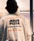 【限定展開】JESUS PIZZA×FREAK'S STORE/ジーザスピザ 別注 ビッグシルエット バックプリント クルーネックTシャツ