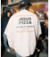 【限定展開】JESUS PIZZA×FREAK'S STORE/ジーザスピザ 別注 ビッグシルエット バックプリント クルーネックTシャツ