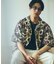 バティック柄 半袖シャツ/ハーフスリーブ オーバーサイズシャツ