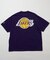 別注NBA BIGロゴ レイカーズロゴ ワッペンTEE ショートスリーブ カットソー/LOS ANGELES LAKERS